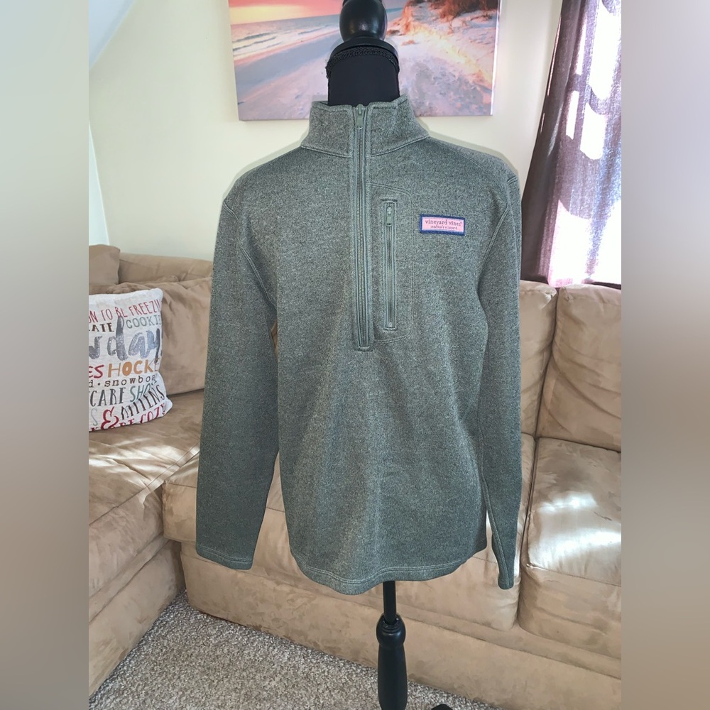 VINEYARD VINES MENS MOUNTAIN SWEATER/QUARTER ZIP - Picture 7 of 9